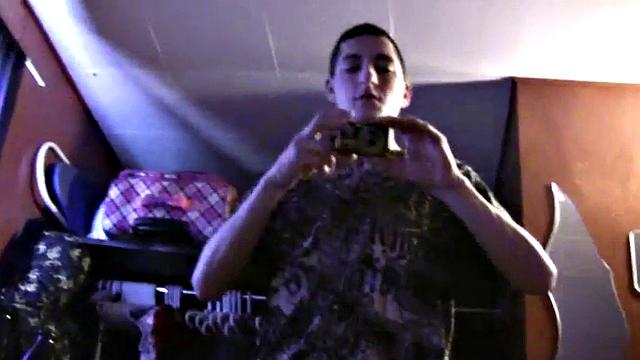 Busty teen banged hard