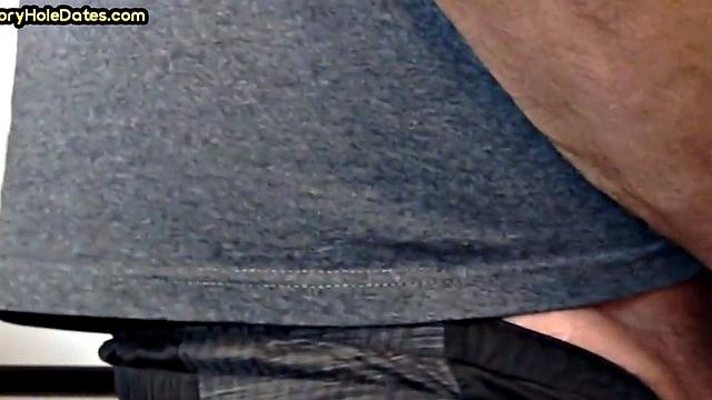 Cocksucking gloryhole DILF fucked at home in closeup