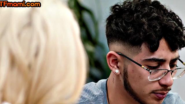 Big-titted stepmom ramred by stepson