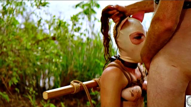 Masochistic opera singer gets tied up and roughed up in the woods of Texas