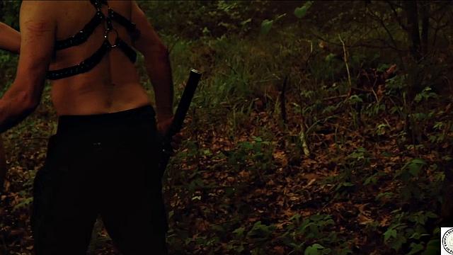 Masochistic opera singer gets tied up and roughed up in the woods of Texas