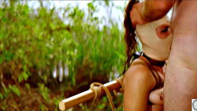 Masochistic opera singer gets tied up and roughed up in the woods of Texas