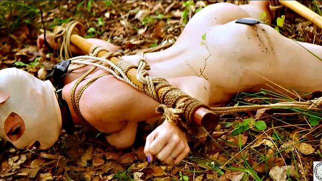 Masochistic opera singer gets tied up and roughed up in the woods of Texas