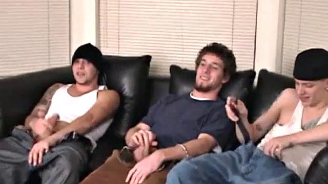 5 Boys Stroke and Suck Hard