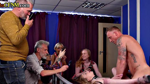 Real British swingers going wild