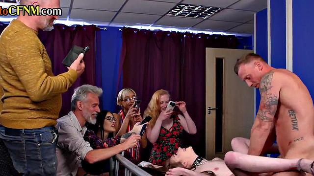 Real British swingers going wild