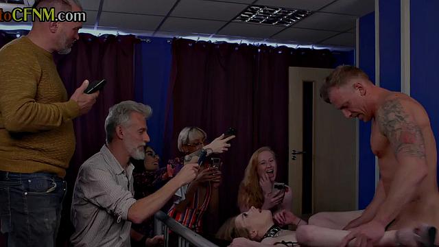 Real British swingers going wild