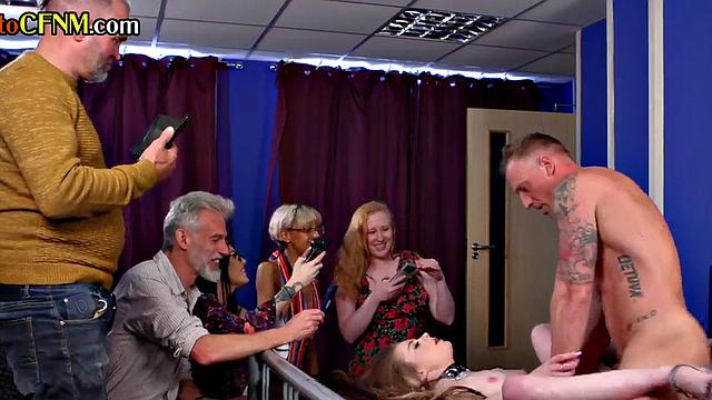 Real British swingers going wild