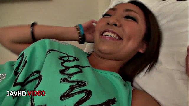 Passionate Japanese babe Hikaris intense blowjob session full of heat and desire.