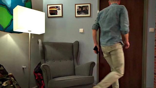 Hostel babe smashed by roommate in her wet pussy