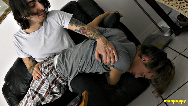 Spanking Brat Step-Brother - Frank Funsize and Johnny Mercy