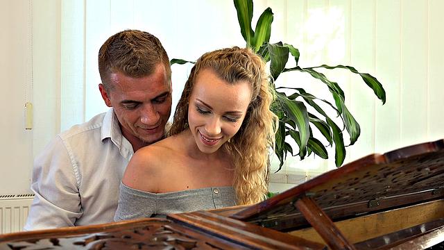 Hot Foreplay after Piano Duet
