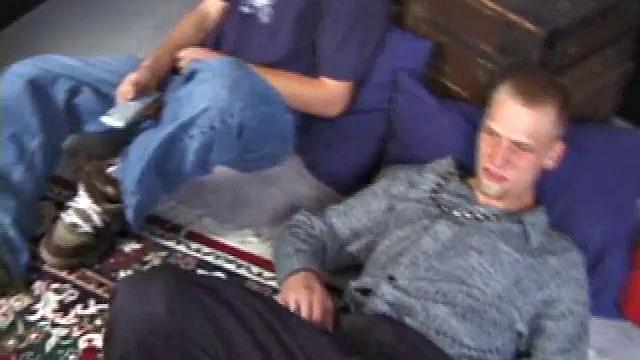 Brandon and Adam Play With Dildos