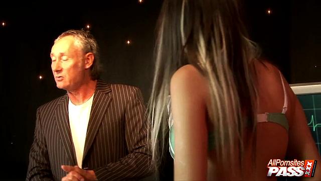 Nurse Katie in stockings