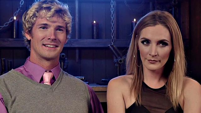 BDSM domina rimmed by sub while toying clit with Hitachi