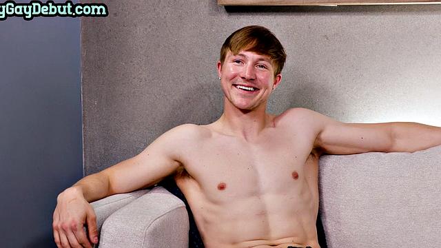 Amateur debut stud jerks hard after casting