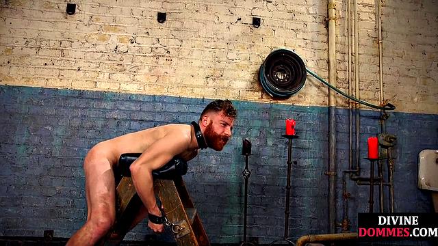 Госпожа жёстко связывает неудачника и заставляет обожать её ноги до изнеможения!