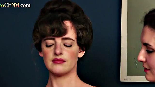 HJ CFNM ladies give group HJ to lucky man till cum