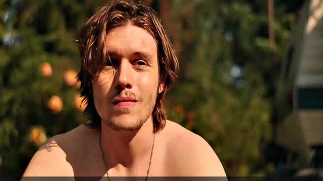 Brunette bombshell Margaret Qualley enjoys outdoor kissing and topless sex in smiley indoor video