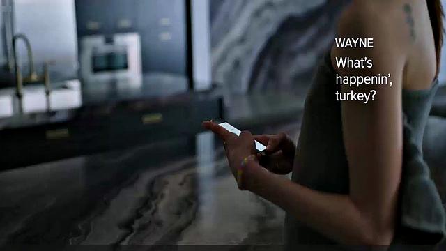 Brunette bombshell Margaret Qualley enjoys outdoor kissing and topless sex in smiley indoor video