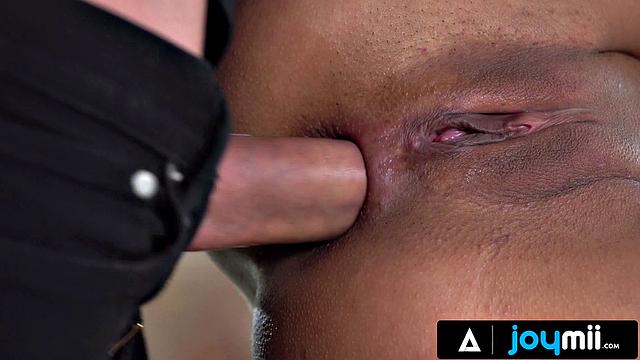JOYMII - Veronica Leal's Hot Window Twerk Ends in Anal & Huge Cumshot