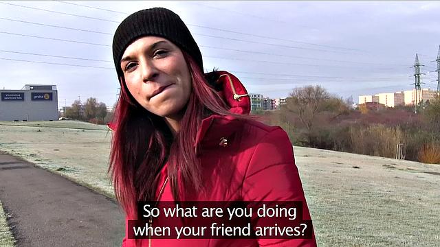 Hot babe trades sex for cash in a car ride