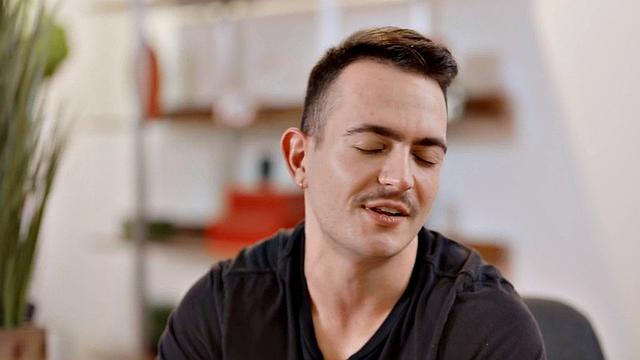 Casting eager jock wanks and cums in solo action