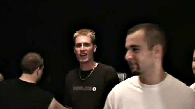 Coed gets fucked in her tight pussy at wild party