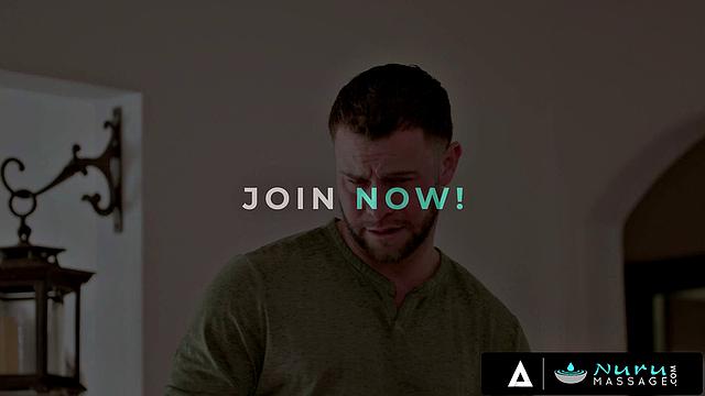 NURU MASSAGE - Stunning Blonde Ella Reese Gets Her Pussy Pounded by Her Boyfriend