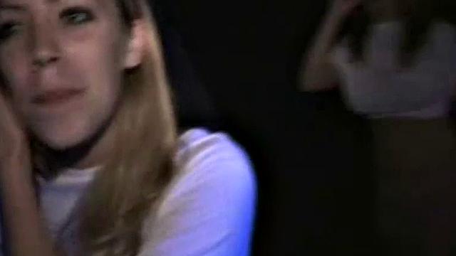 Doggystyled college teen screams as fucked