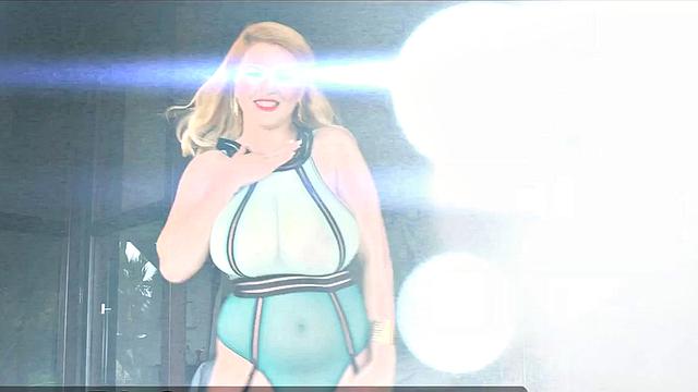 a Big Boob Star Gets Into The Spiri