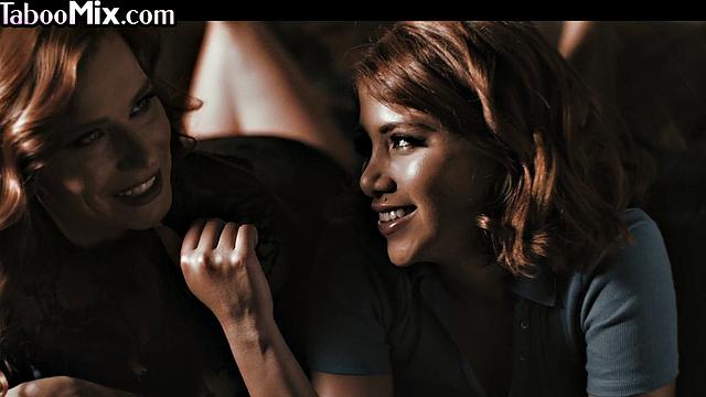 Stunning lesbian footworshipping group