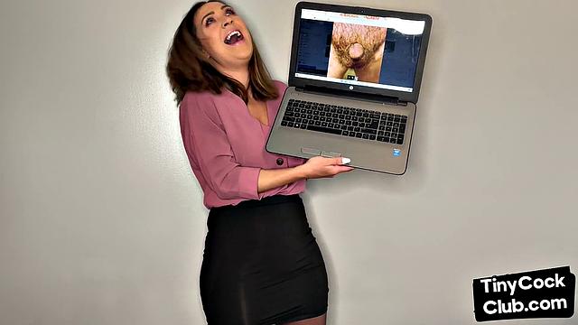 SPH femdom babe talks dirty about poor small cocks