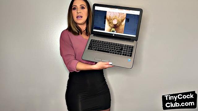 SPH femdom babe talks dirty about poor small cocks