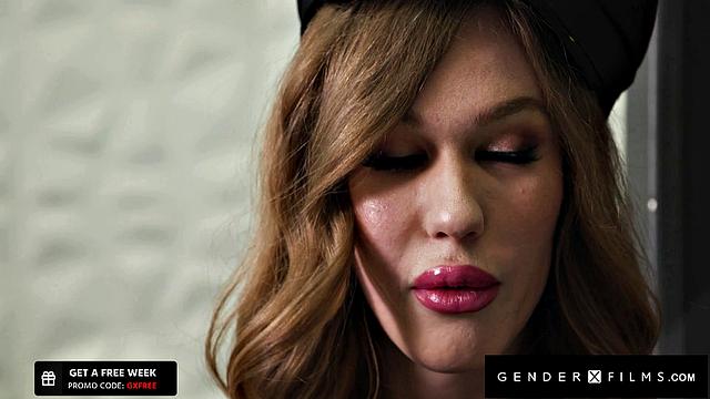 Lonely Trans Flight Attendant Drilled By Tatted Guard