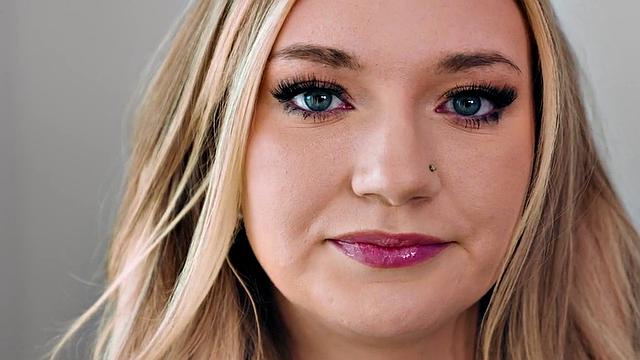 Sensual passionate babe in lingerie rides cock in bed