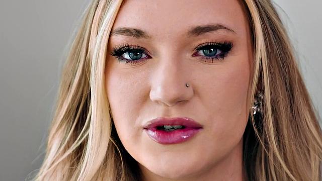 Sensual passionate babe in lingerie rides cock in bed