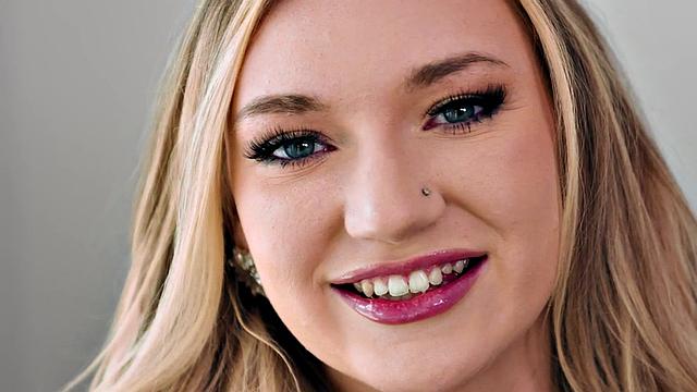 Sensual passionate babe in lingerie rides cock in bed