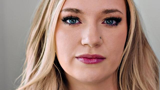 Sensual passionate babe in lingerie rides cock in bed