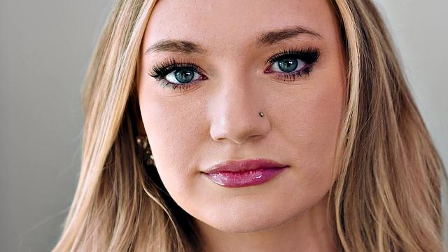 Sensual passionate babe in lingerie rides cock in bed