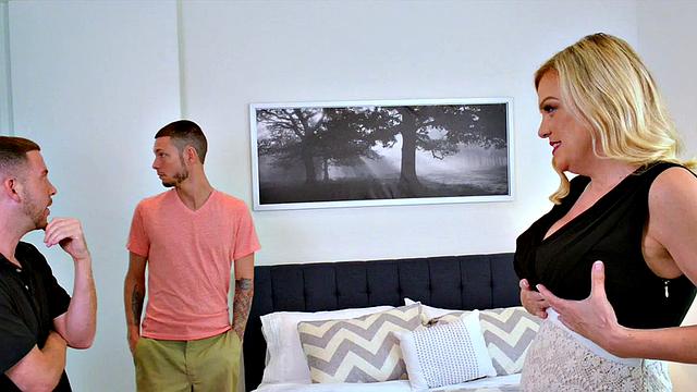 Lena gets ass-fucked by neighbors