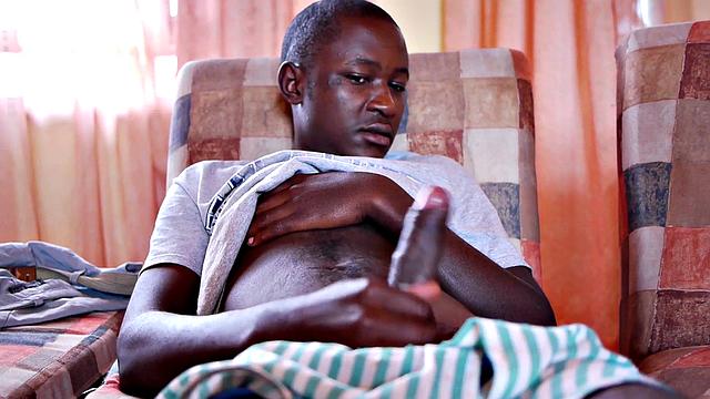 Naive African amateur twink gets nailed by black cock