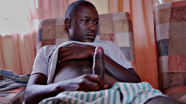 Naive African amateur twink gets nailed by black cock