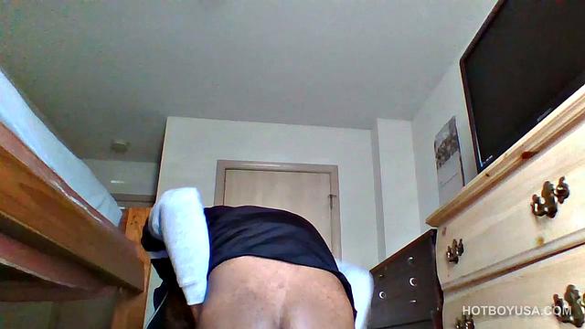 Ebony Twink Strokes Dick