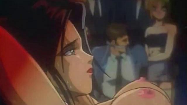 Kinky Brunette Girlfriend Gets Nipples Pounded While Boyfriend Watches in Stockings