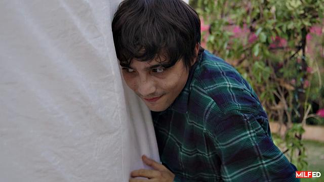 Milf Workout Teases Neighbor