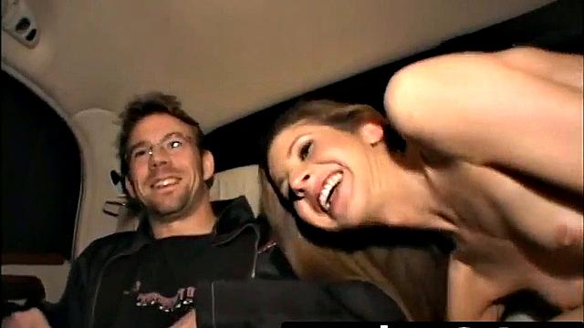 Lisa Marie Blowjob and Fucked on top in the Car