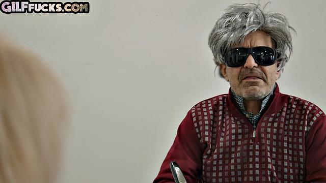 Horny lingerie granny gets drilled