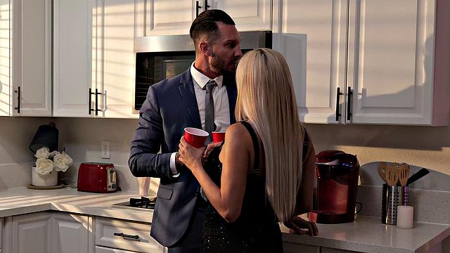 Caitlin Bell fucks her friend's husband at the party