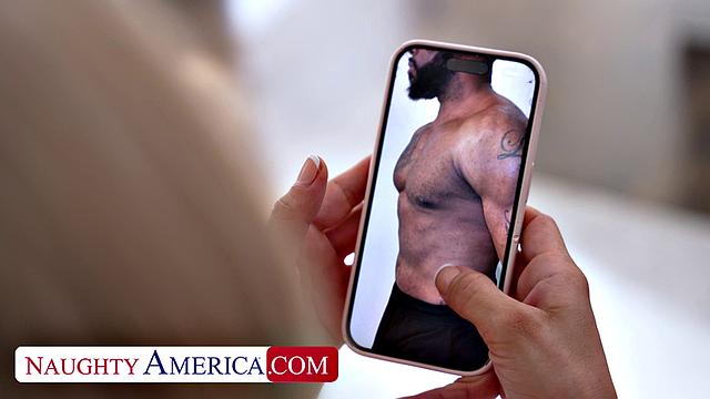 Sexy Summer Vixen sees the biggest cock and takes it deep inside her